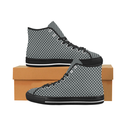 Silver polka dots Vancouver H Women's Canvas Shoes (1013-1)