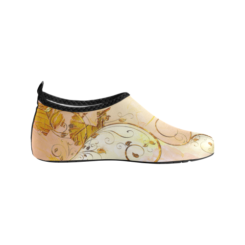 Beautiful flowers in soft colors Men's Slip-On Water Shoes (Model 056)