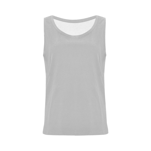 color silver All Over Print Tank Top for Women (Model T43)