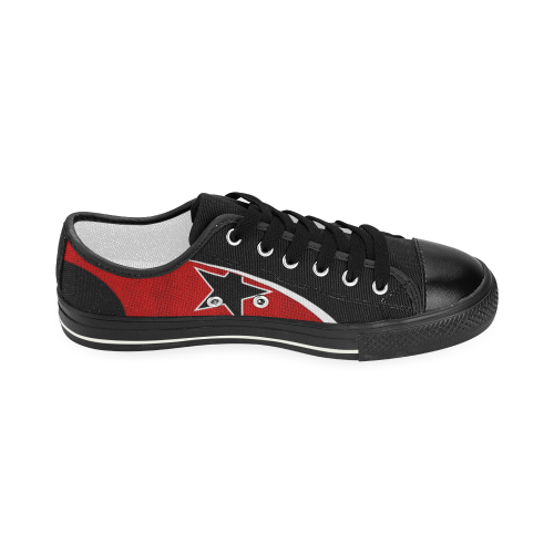 STAR_RED W Women's Classic Canvas Shoes (Model 018)