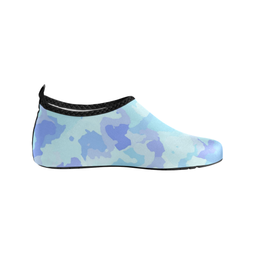 camouflage , aqua Women's Slip-On Water Shoes (Model 056)
