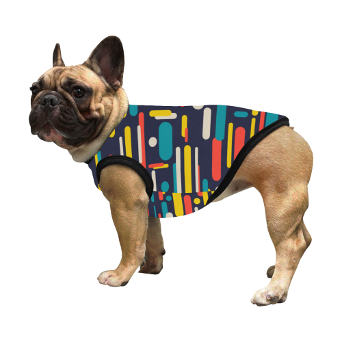Colorful Rectangles All Over Print Pet Tank Top