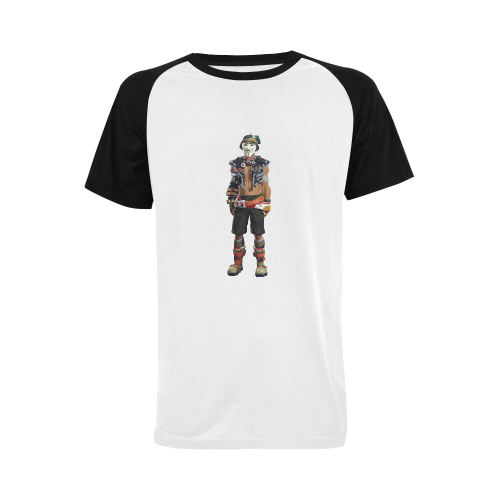 Mask Tom Men's Raglan T-shirt (USA Size) (Model T11)