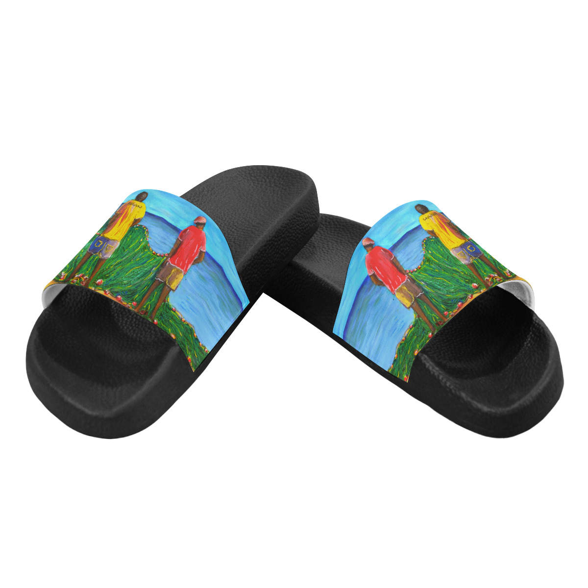manusartgnd Women's Slide Sandals (Model 057)