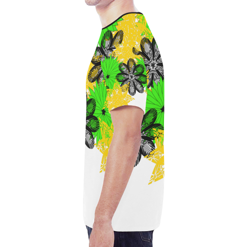 abstract bouquet New All Over Print T-shirt for Men (Model T45)