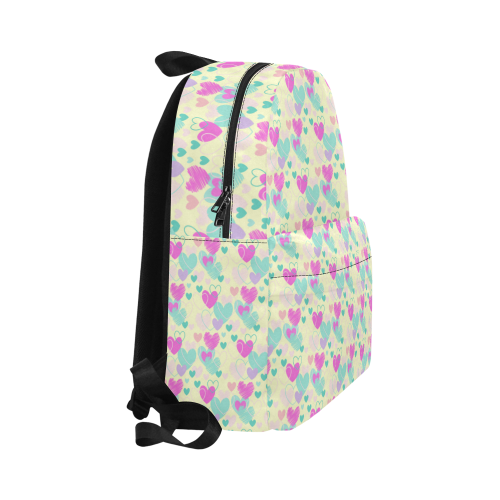 Pink Hearts Unisex Classic Backpack (Model 1673)