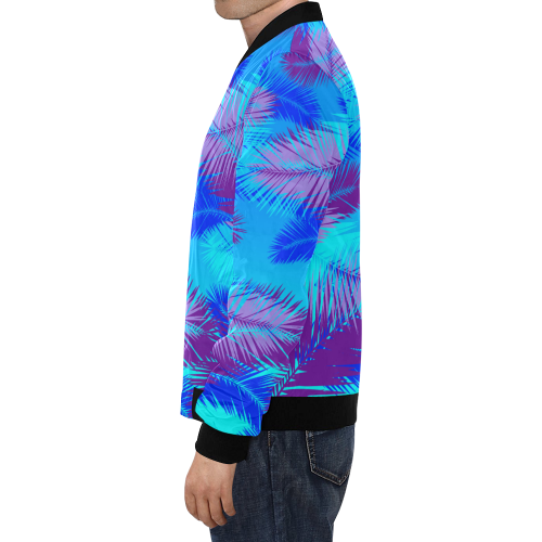 Summer Island pop art design All Over Print Bomber Jacket for Men (Model H19)