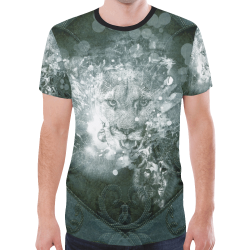 White lion New All Over Print T-shirt for Men (Model T45)