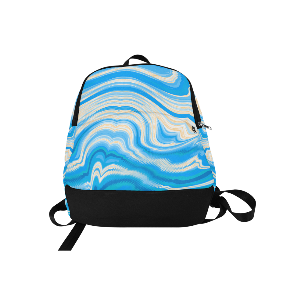 Ocean Blue Fabric Backpack for Adult (Model 1659)