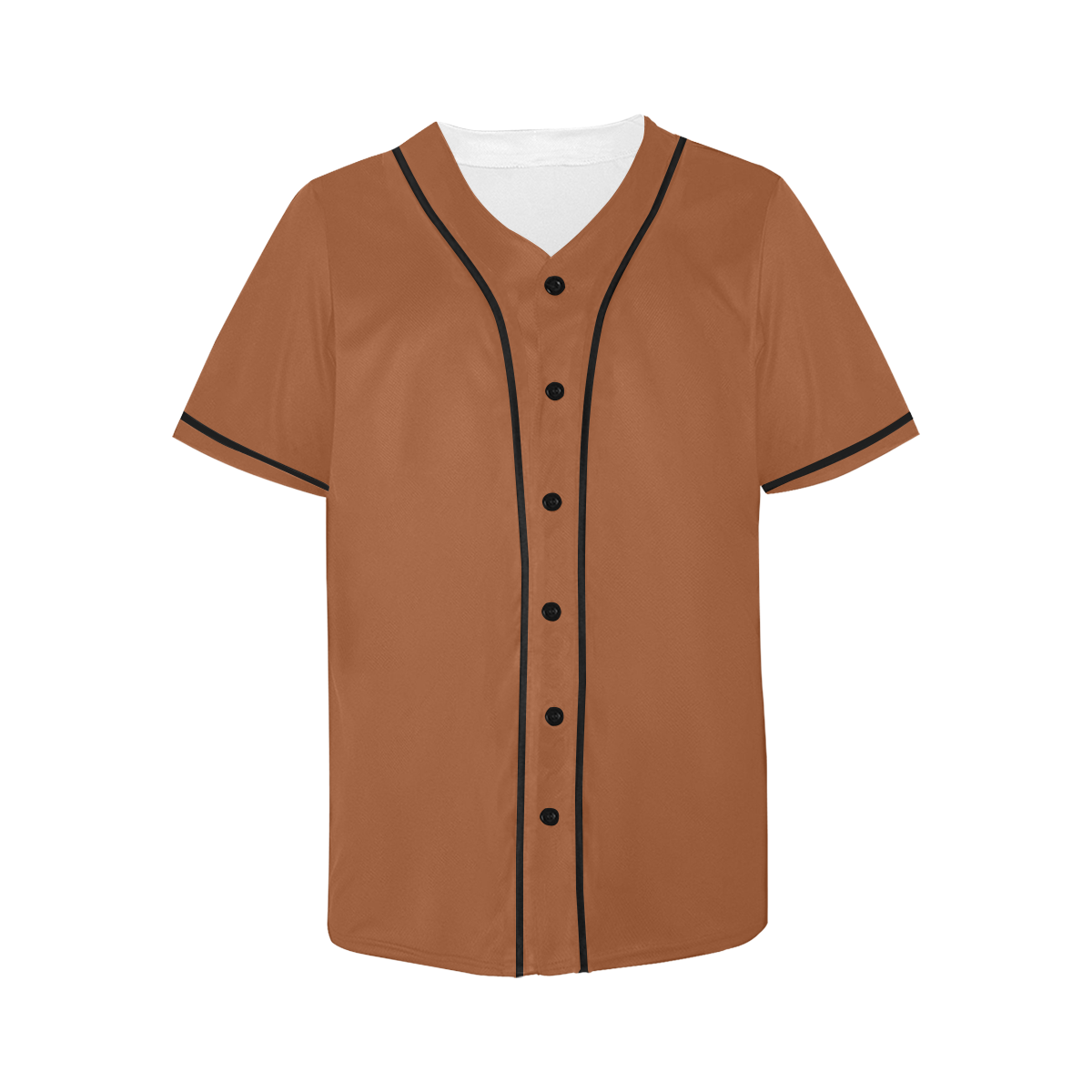 color sienna All Over Print Baseball Jersey for Women (Model T50)