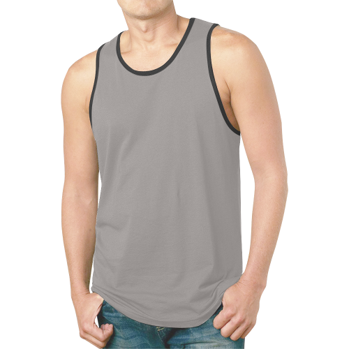 Ash New All Over Print Tank Top for Men (Model T46)