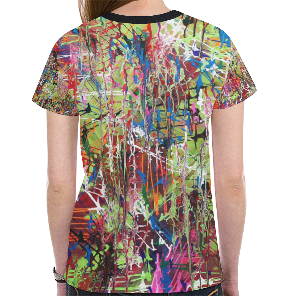 Freedom New All Over Print T-shirt for Women (Model T45)