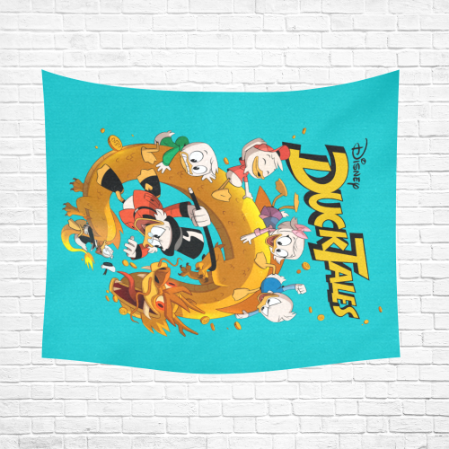 DuckTales Cotton Linen Wall Tapestry 60"x 51"