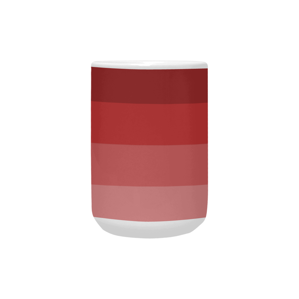 Copper multicolored stripes Custom Ceramic Mug (15OZ)