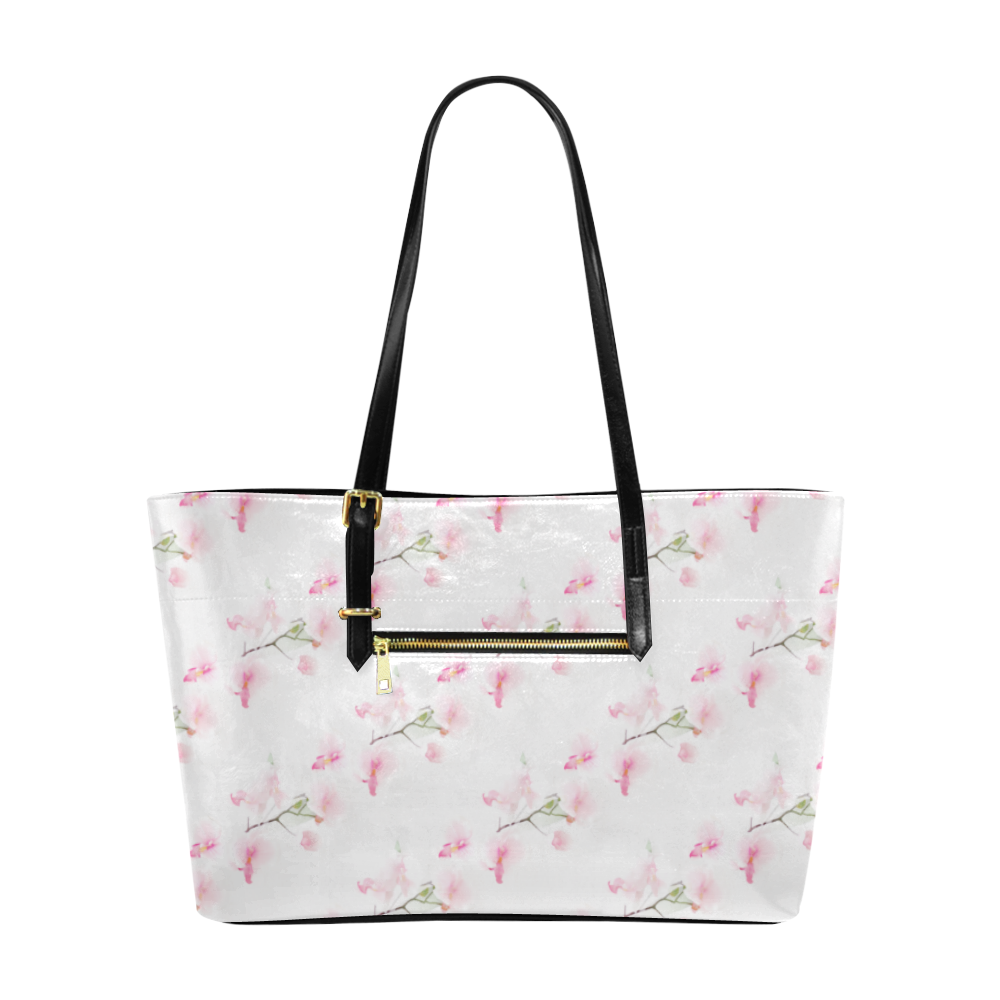 PATTERN ORCHIDÉES Euramerican Tote Bag/Large (Model 1656)