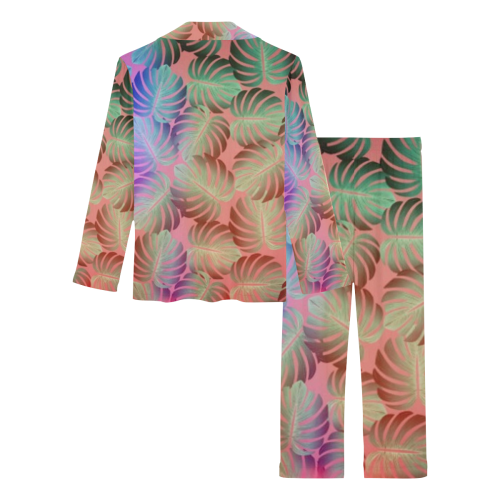 Tropical Women's Long Pajama Set