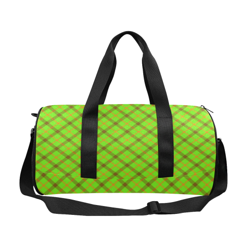 Plaid 1 green tartan Duffle Bag (Model 1679)