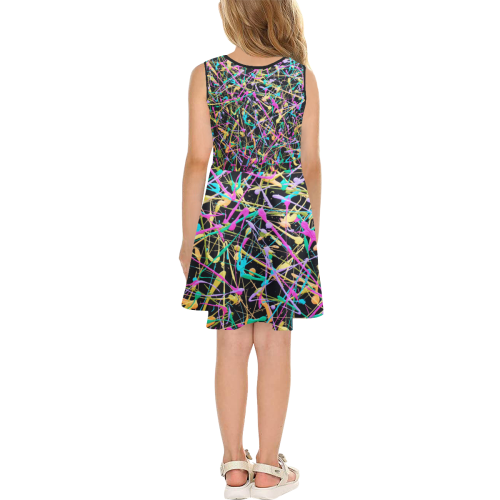 Starlight Girls' Sleeveless Sundress (Model D56)