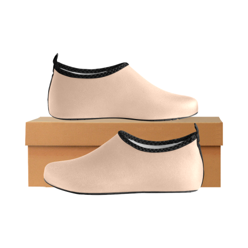 color apricot Men's Slip-On Water Shoes (Model 056)
