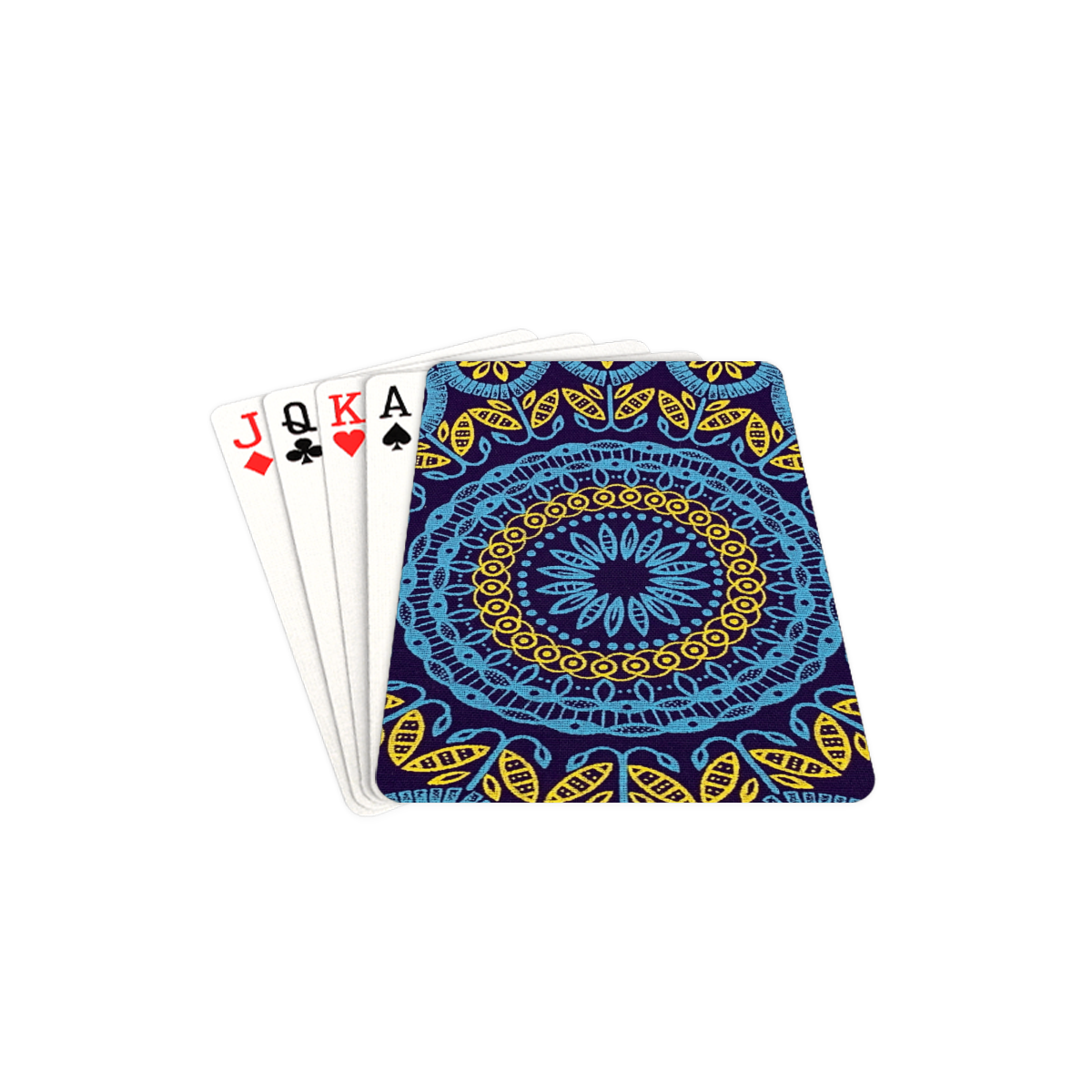 MANDALA PLANETS ALIGN Playing Cards 2.5"x3.5"