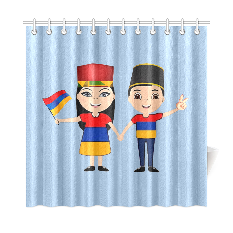 Viva Armenia Shower Curtain 72"x72"