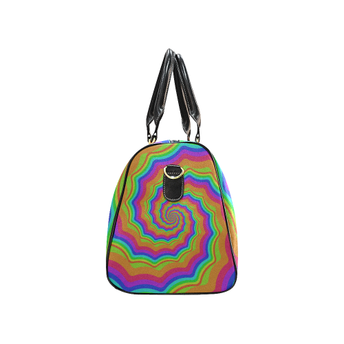 Rainbow shell spiral New Waterproof Travel Bag/Small (Model 1639)