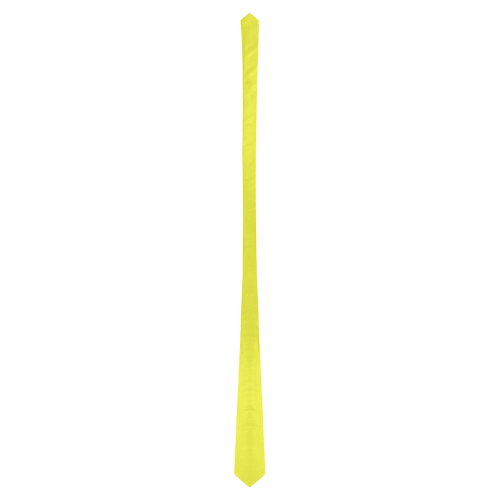 color maximum yellow Classic Necktie (Two Sides)