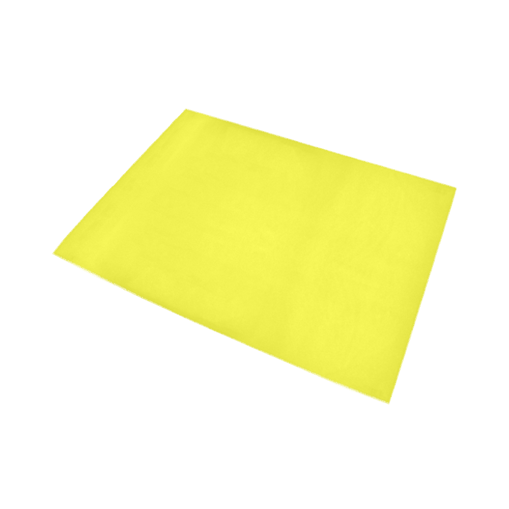 color maximum yellow Area Rug7'x5'