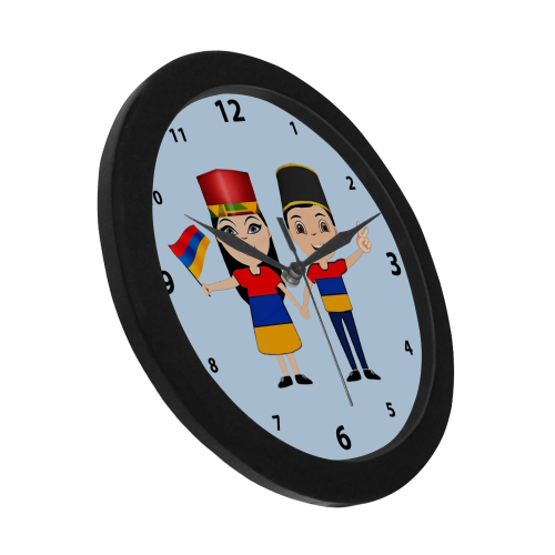 Viva Armenia Circular Plastic Wall clock
