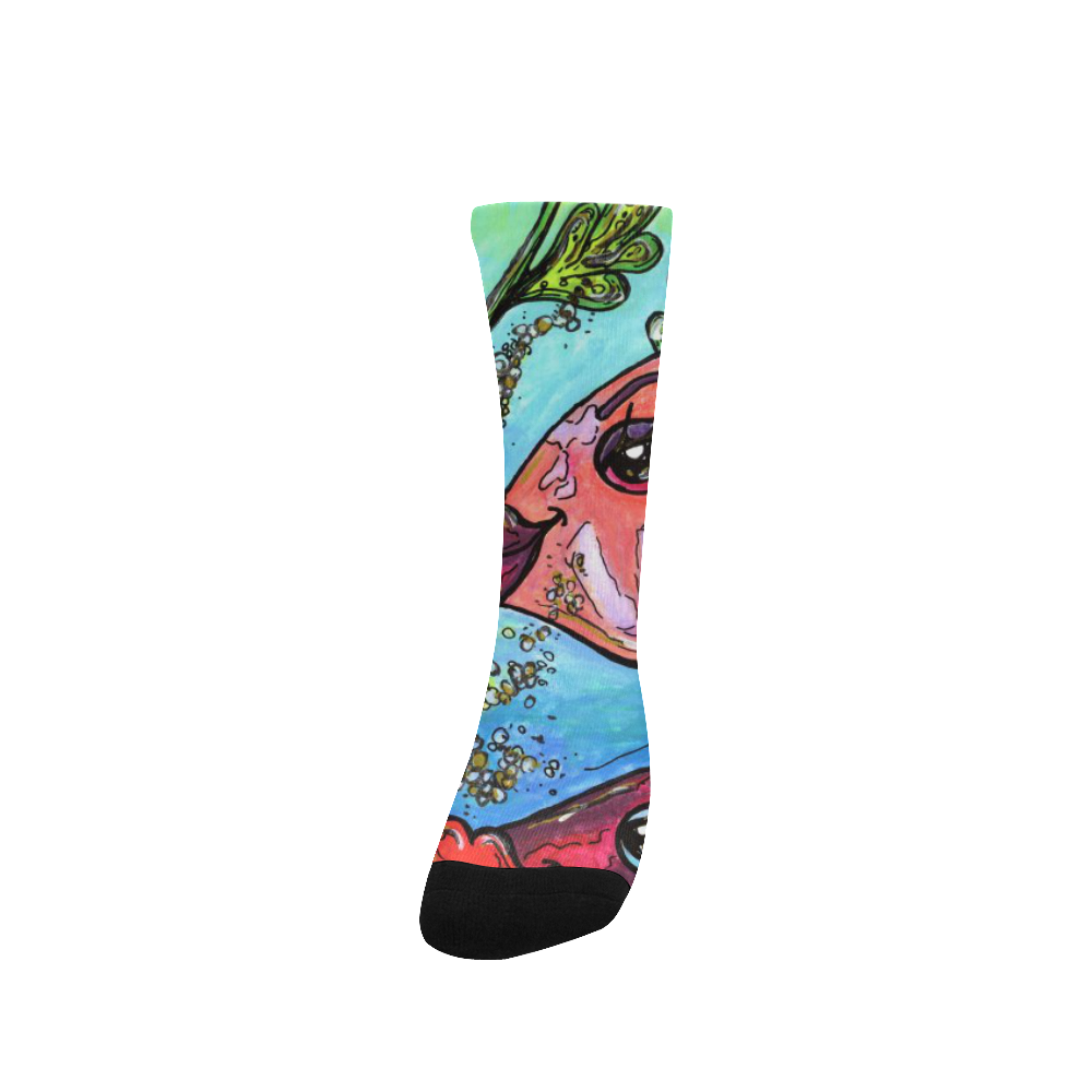 Bette and Joan  socks Custom Socks for Women