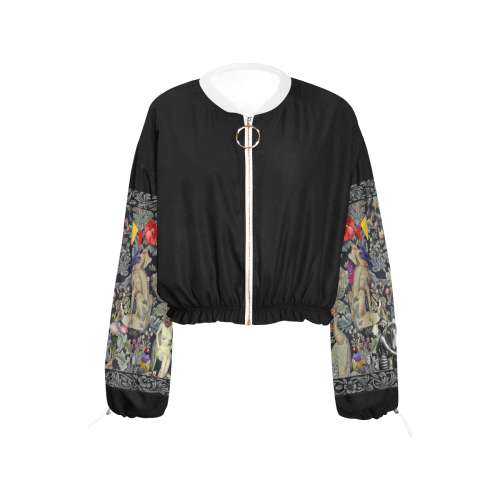 And May I Just Add? Cropped Chiffon Jacket for Women (Model H30)