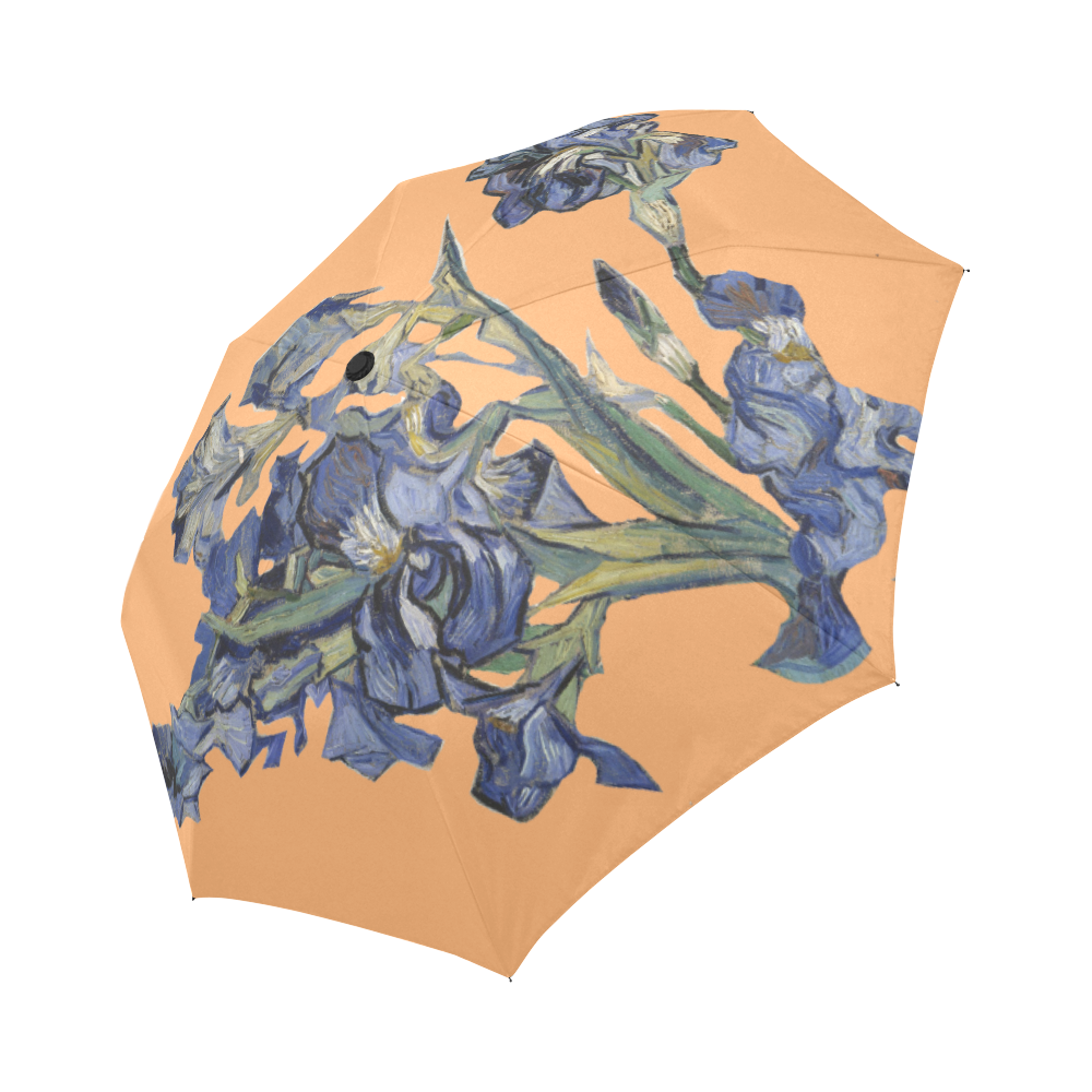 Van Gog Irises Auto-Foldable Umbrella (Model U04)