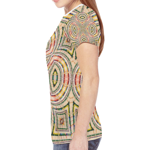 Terri New All Over Print T-shirt for Women (Model T45)