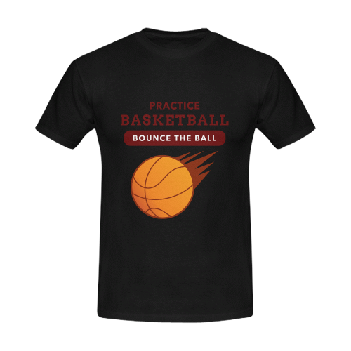 basket Men's T-Shirt in USA Size (Front Printing Only)