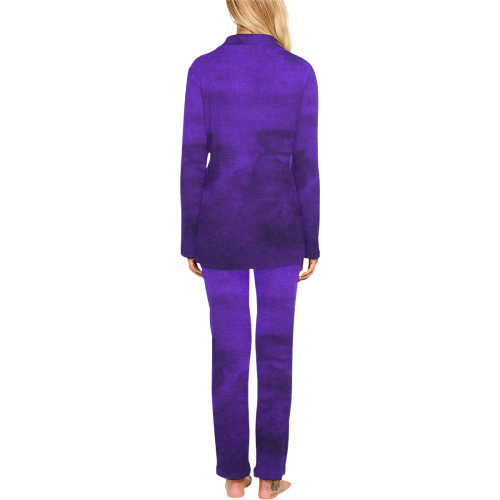 Purple PJs Women's Long Pajama Set