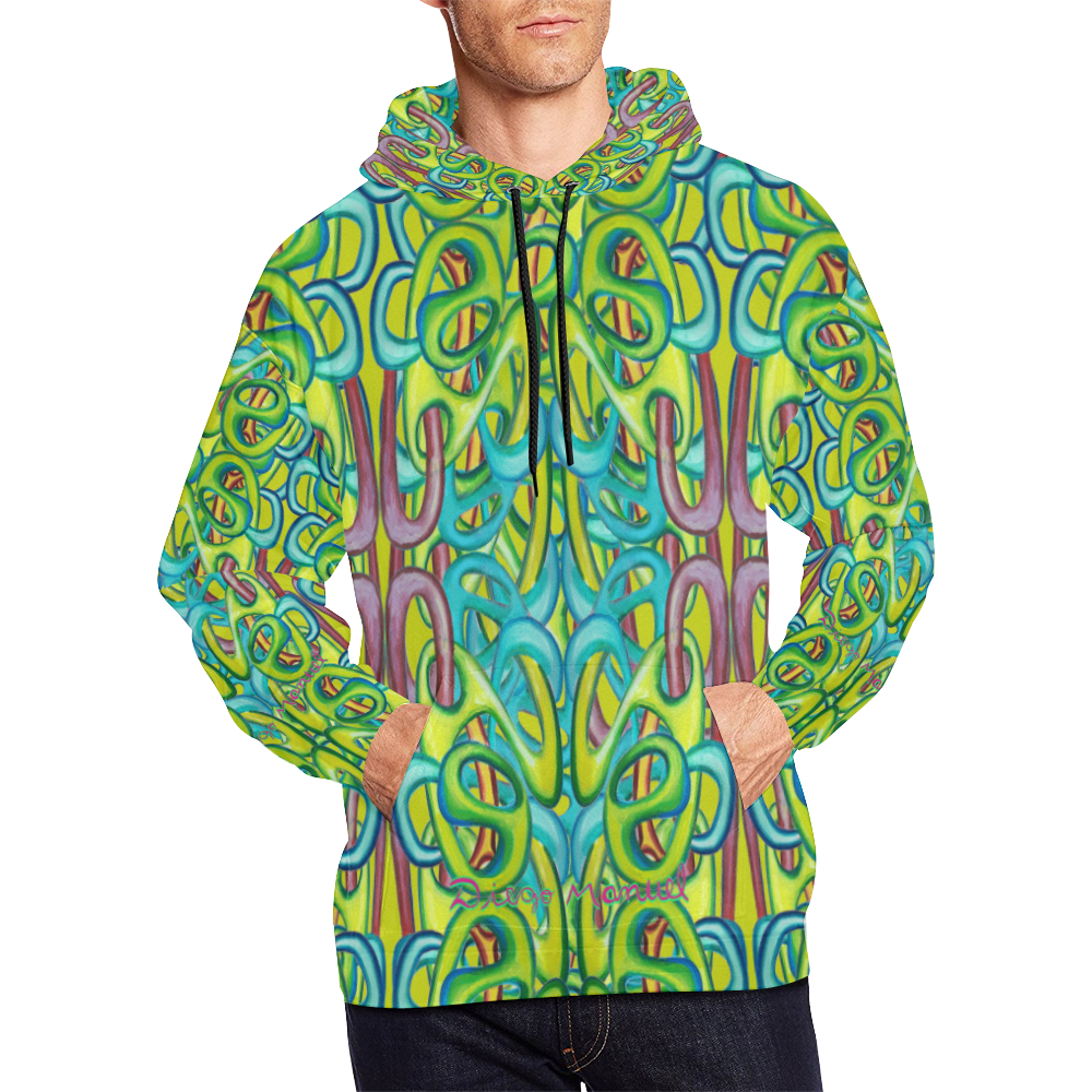 Pop-graffiti-2021-5 All Over Print Hoodie for Men/Large Size (USA Size) (Model H13)