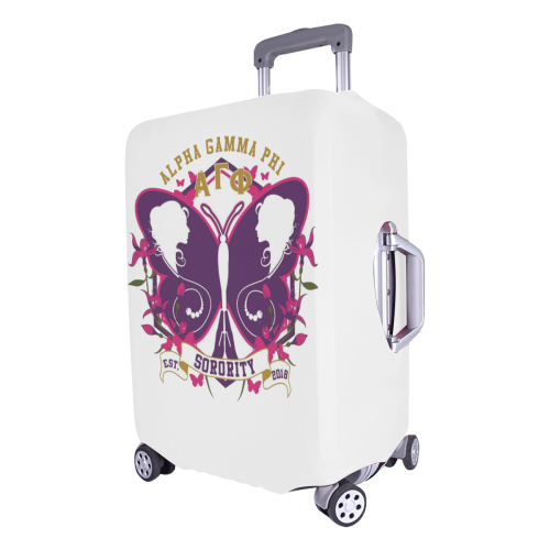 Alpha Gamma Phi Luggage Cover/Large 26"-28"