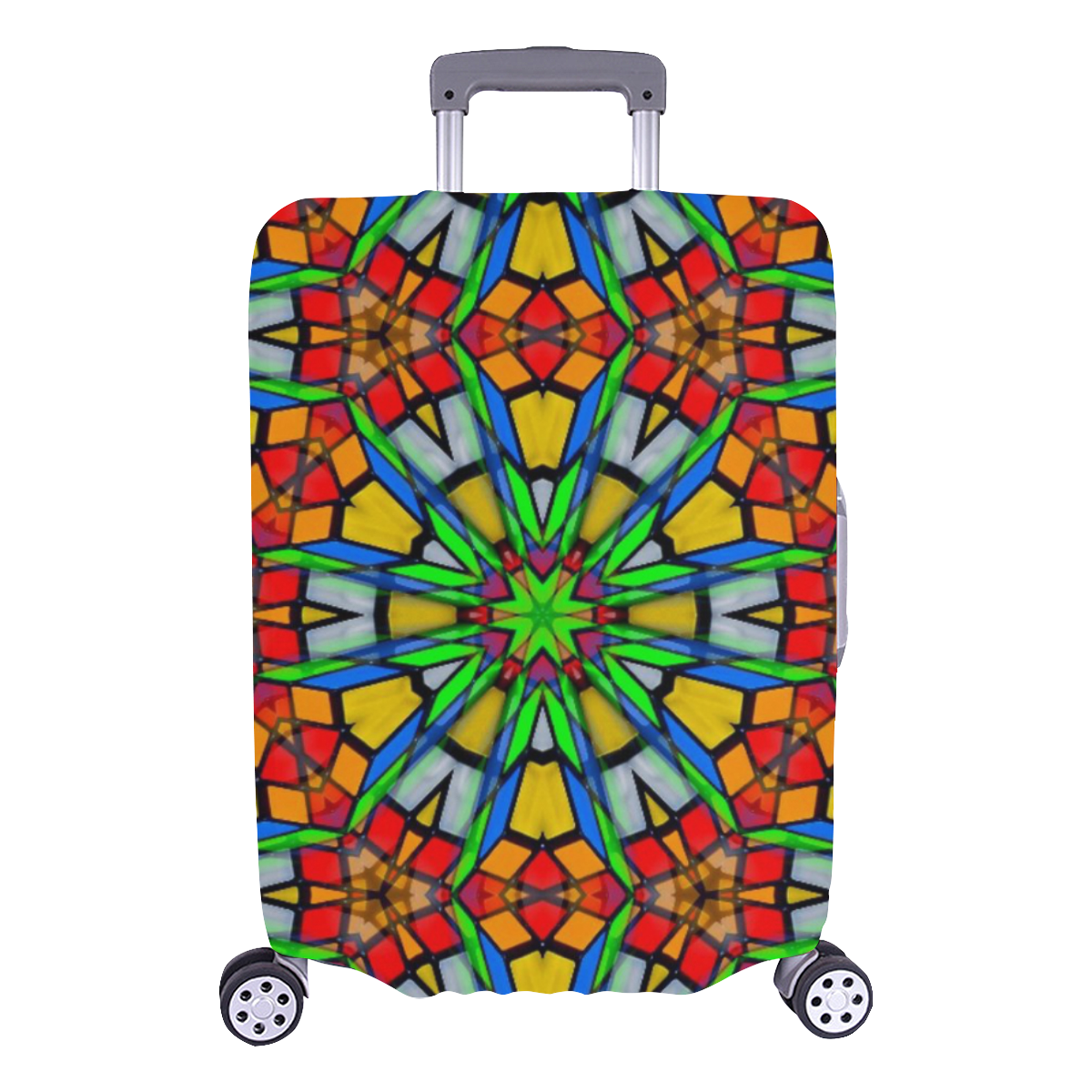 Kaleido Fun 30 by JamColors Luggage Cover/Large 26"-28"