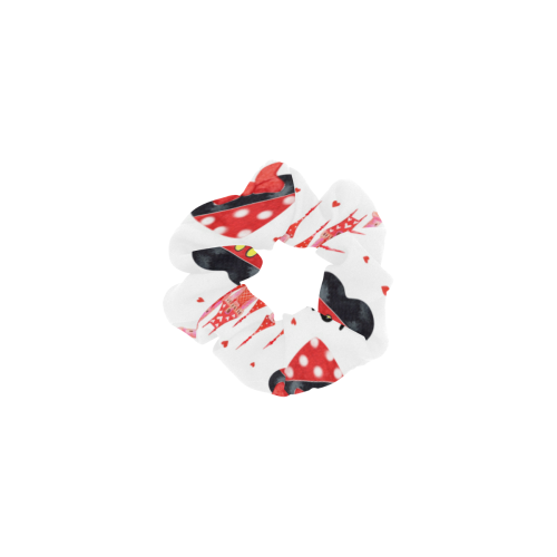 mickeylove5hairtie All Over Print Hair Scrunchie