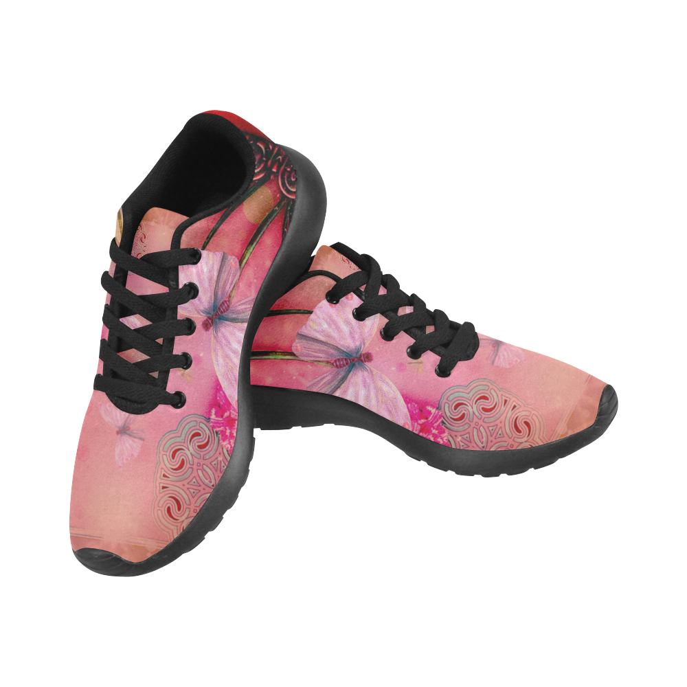 Wonderful butterflies Men's Running Shoes/Large Size (Model 020)