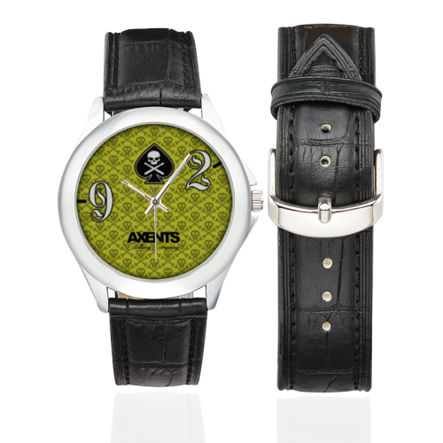 WATCH_9-2_GEN2_YELLOW Women's Classic Leather Strap Watch(Model 203)