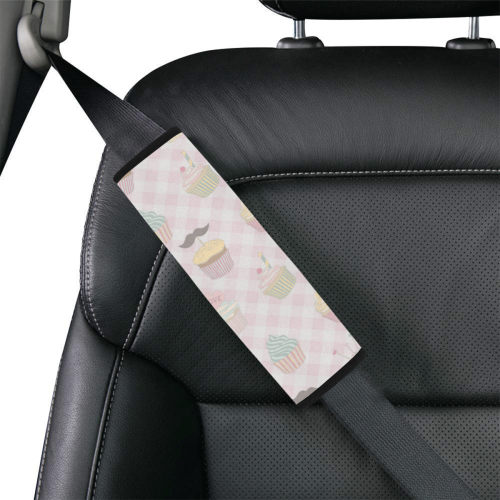 Cupcakes Car Seat Belt Cover 7''x8.5''