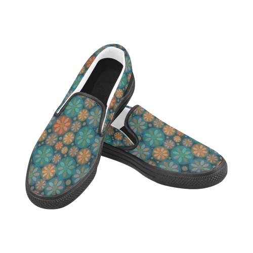 zappwaits 03 - Good afternoon! Women's Slip-on Canvas Shoes (Model 019)