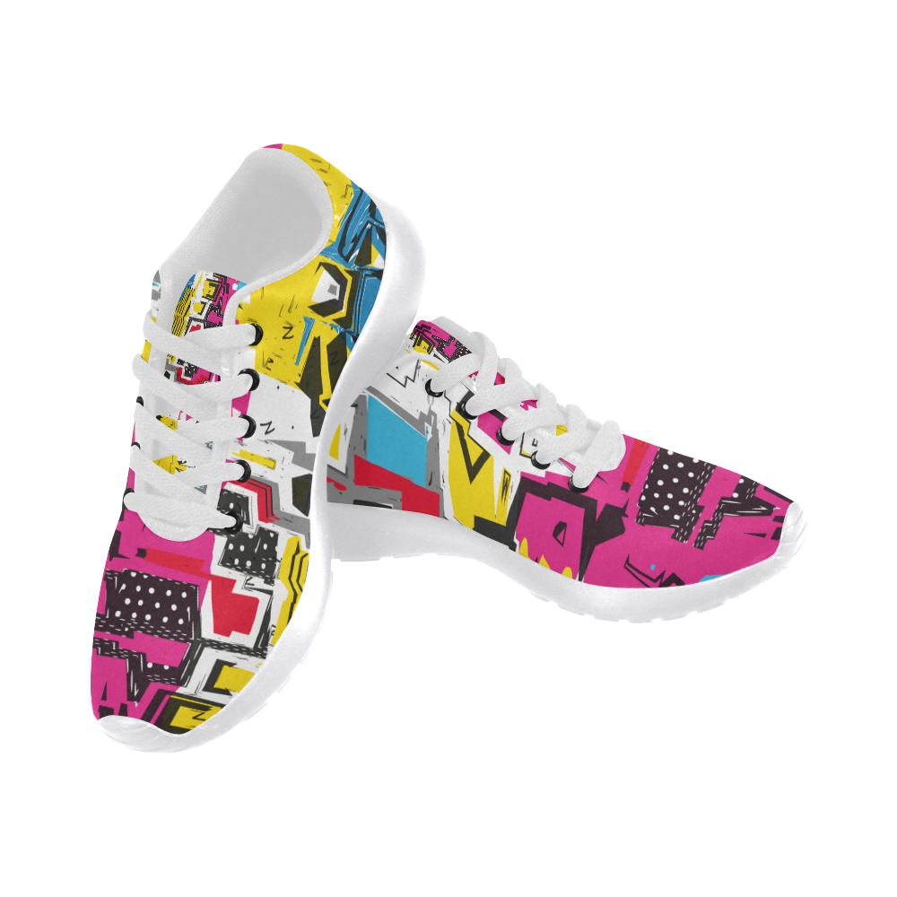 Distorted shapes Women’s Running Shoes (Model 020)