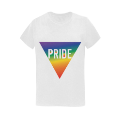 Pride Triangle Women's T-Shirt in USA Size (Two Sides Printing)