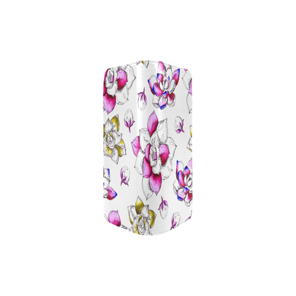 floral pink Women's Clutch Purse (Model 1637)