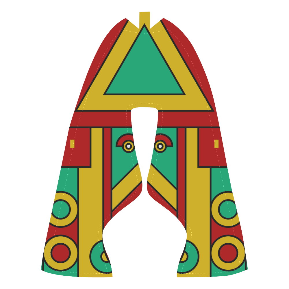 Aztec Spiritual Tribal Kid's Running Shoes (Model 020)