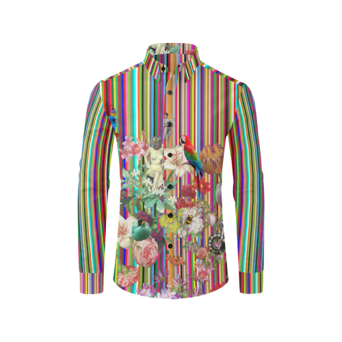 Summer Flowers Men's All Over Print Casual Dress Shirt (Model T61)