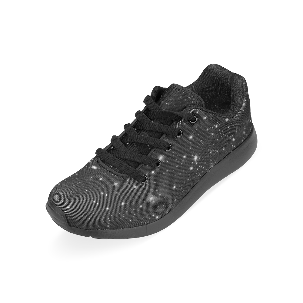 Stars in the Universe (Black Laces) Men’s Running Shoes (Model 020)