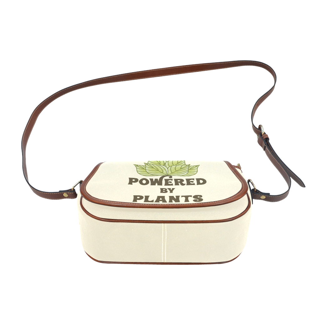 Powered by Plants (vegan) Saddle Bag/Small (Model 1649) Full Customization